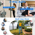 1080P HD 4-Lens Caméra de sécurité 360 Degree Voir WiFi Pan & Tilt Caméra de surveillance Avec F