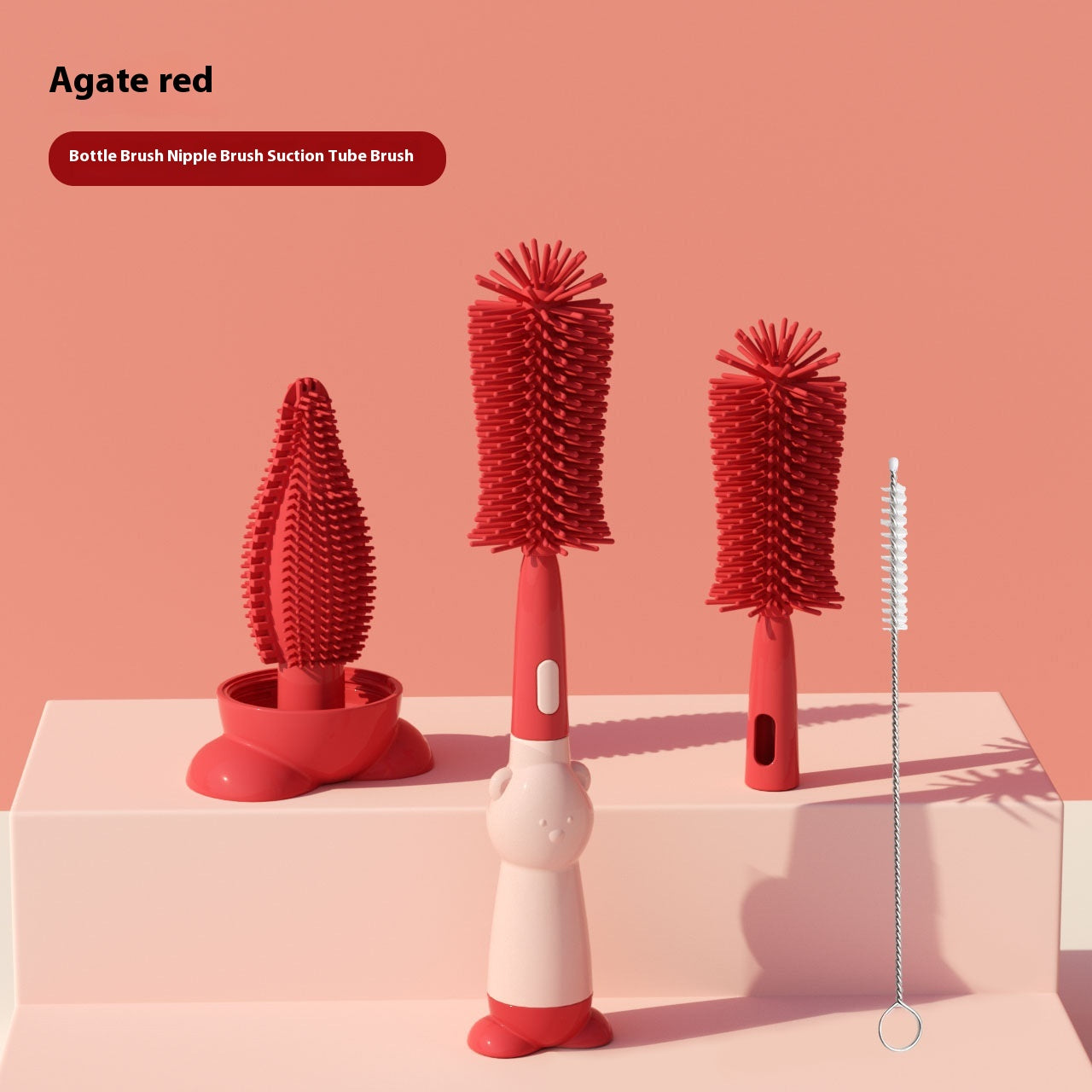 Brosse de robinet de nettoyage en silicone multifonctionnel
