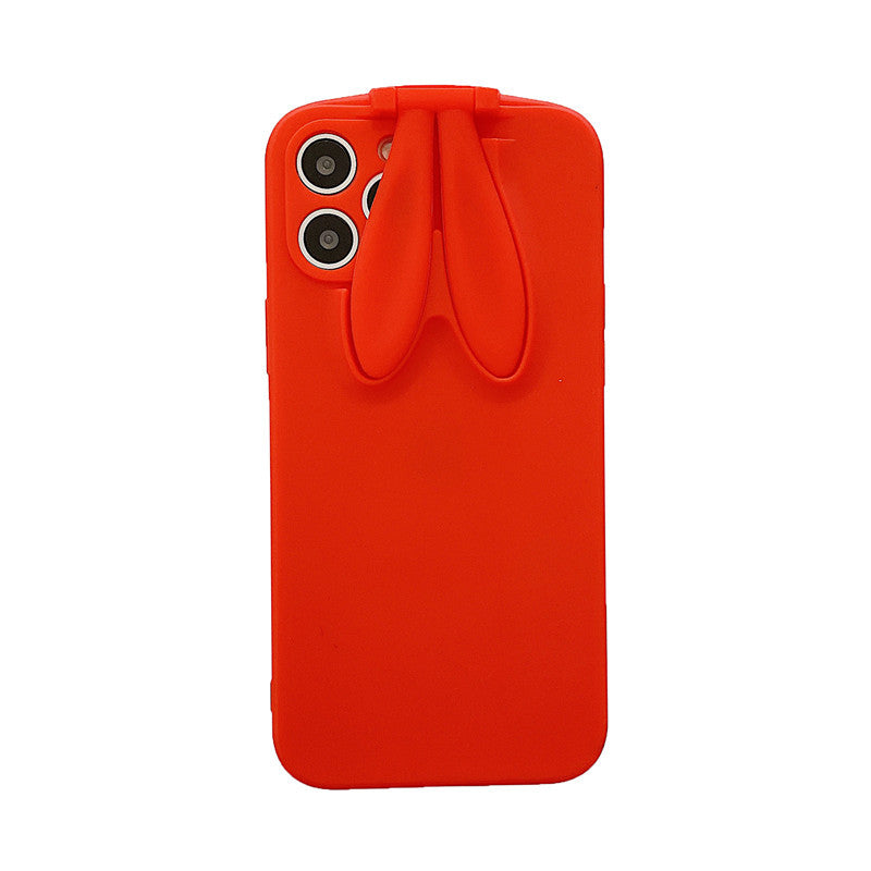 Cas de téléphone anti-goutte créative Bunny Ear Stand