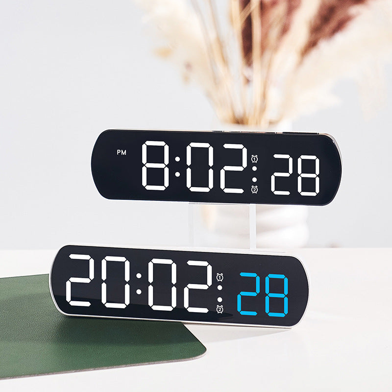 Horloge LED multifonction avec température et seconde main