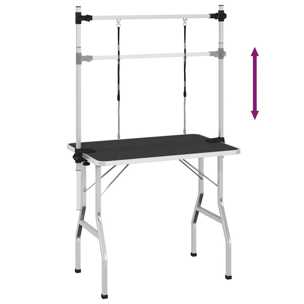 Table de grooming avec 2 boucles pour chiens et chats
