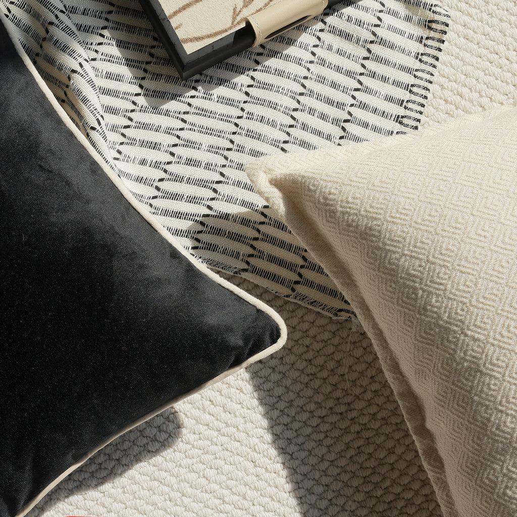 Coussin japonais de style Wabi-Sabi