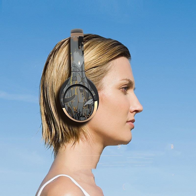 Casque Bluetooth Tête montée Active Réduction du bruit E-Sports Jeux Ordinateur Ultra-long