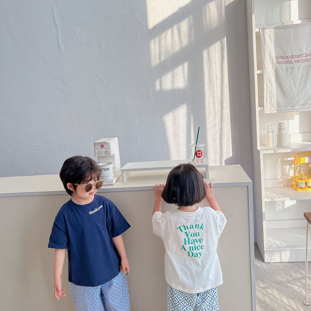 T-shirt pour enfants à col rond