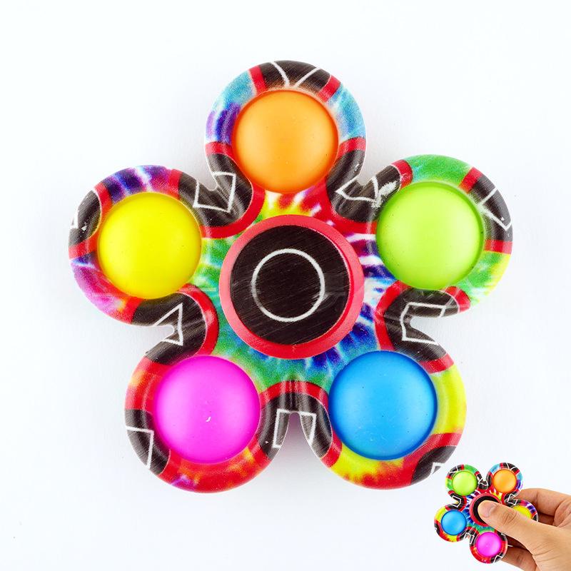 Jouet anti-stress Fidget Spinner avec impression couleur