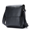 Véritable cuir homme Mode épaule Selle en cuir Crossbody Casual Messenger Bag