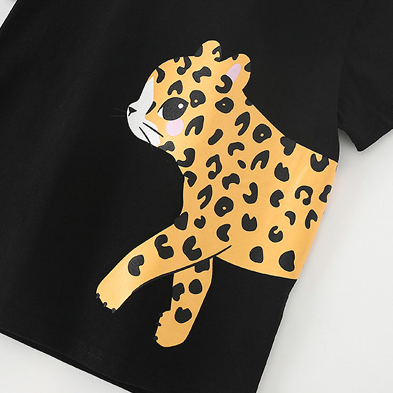 Mignon imprimé Casual Top pour les filles