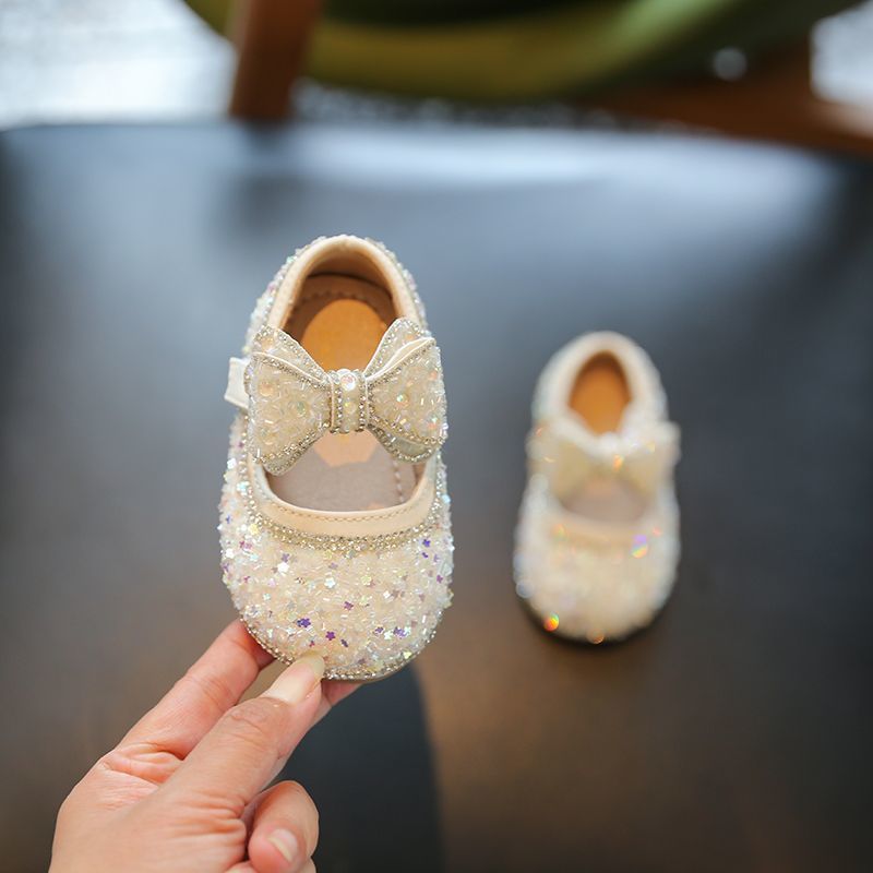 Summer Girls Pompes pour enfants Chaussures en cuir Princesse