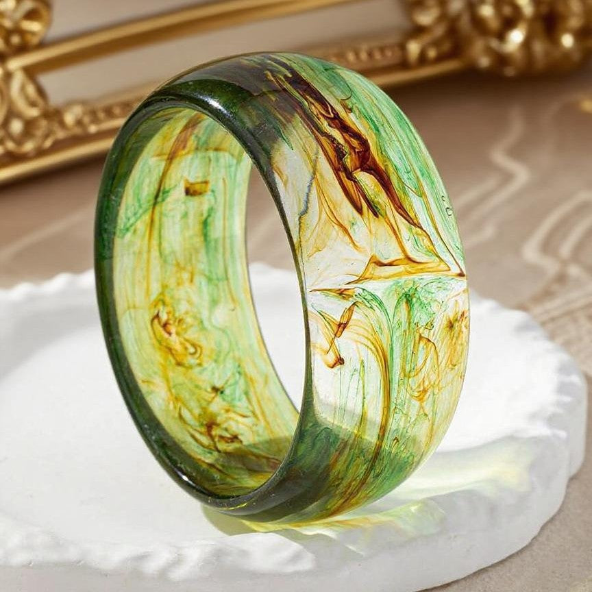 Macaron Ombre Acrylique Ocean-Thème Bracelet