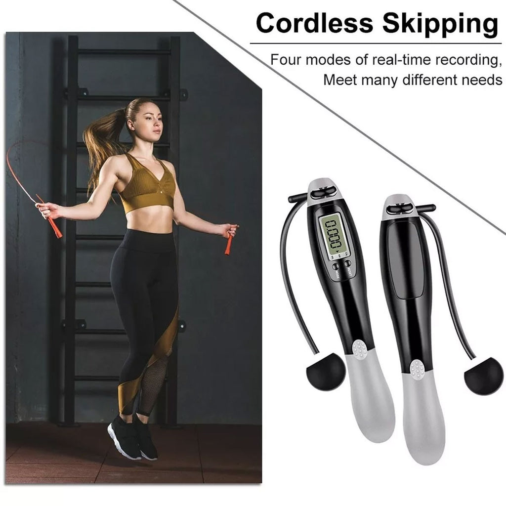 Cordles sans corde à sauter Ropes écran intelligent avec pondéré pour le sport de fitness