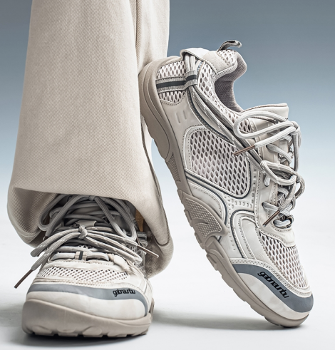 Breathable Mesh Upturned Toe Trainers allemands
