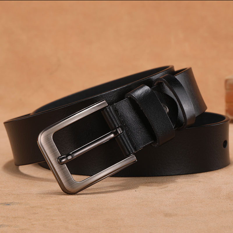 Fashion Square Tête épingle boucle Jeans Strap avec ceinture Casual Match