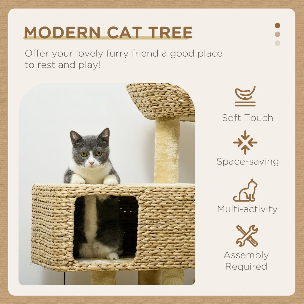 Arbre de chat pour les chats d'intérieur avec des postes de scratching