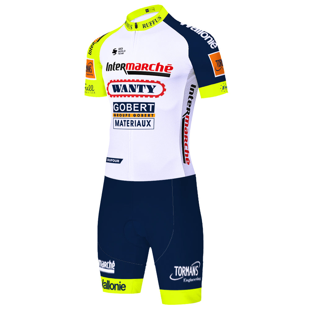 Gel 20D pour hommes Spandex Quick Dry Triathlon Jersey