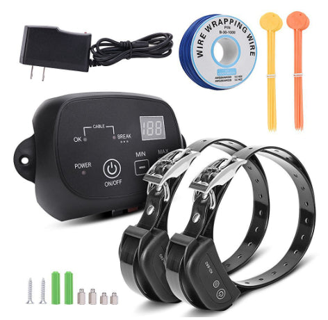 Fence noire sans fil pour animaux de compagnie