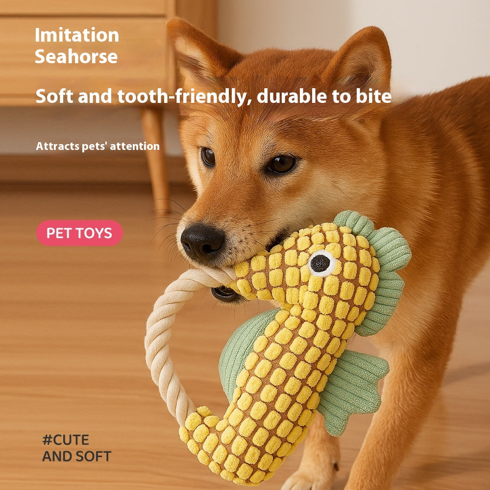 Jouet pour animaux de compagnie à long terme en velours ananas