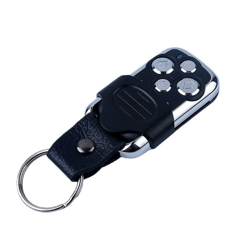 Metal Copy Leather Ring Télécommande Porte Garage Télécommande sans fil