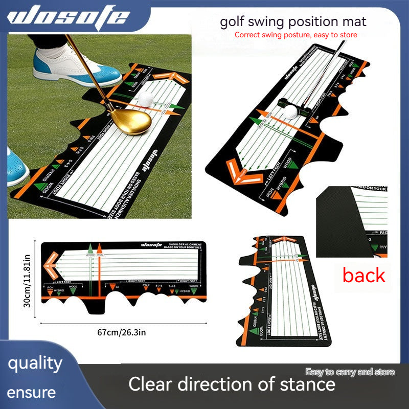 Golf Débutant Swing Standing Posture Auxiliary Pad