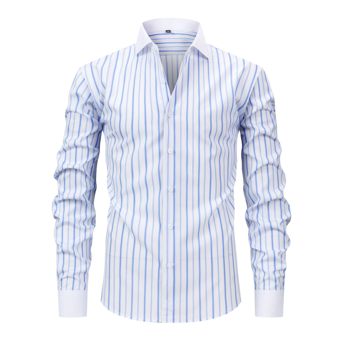 Jiana European and American Plus Size pour homme Col Windsor Manches longues