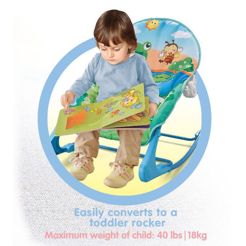 Baby Rocking Chair Baby Rocking Bed Portable pliable Coax avec Mosquito Net