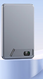 Banque d'alimentation de batterie externe en alliage d'aluminium magnétique ultra-mince