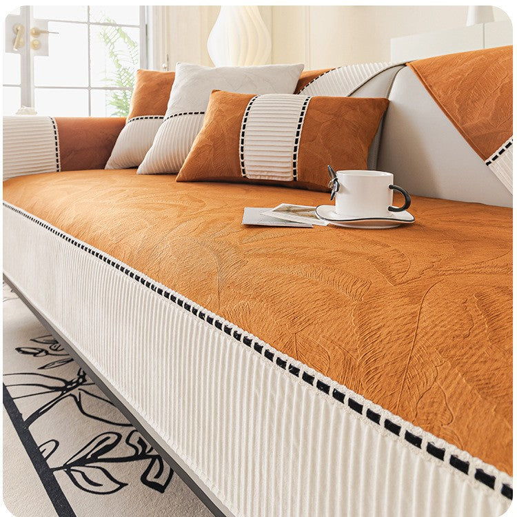 Crème de luxe légère Coussin Sofa quatre-saison universelle