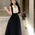 Waist-cinching Figure-flattering Long Dress For Women