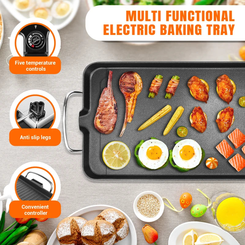 Table électrique Teppanyaki Grill Top sans fumée