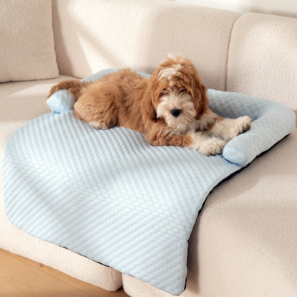 Pet Cooling Mat Dog House Crate Cat Ice Silk Sleeping Cooling Bed