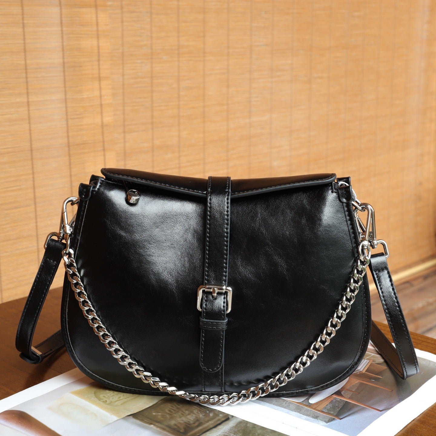 Sac en cuir véritable de la couche supérieure
