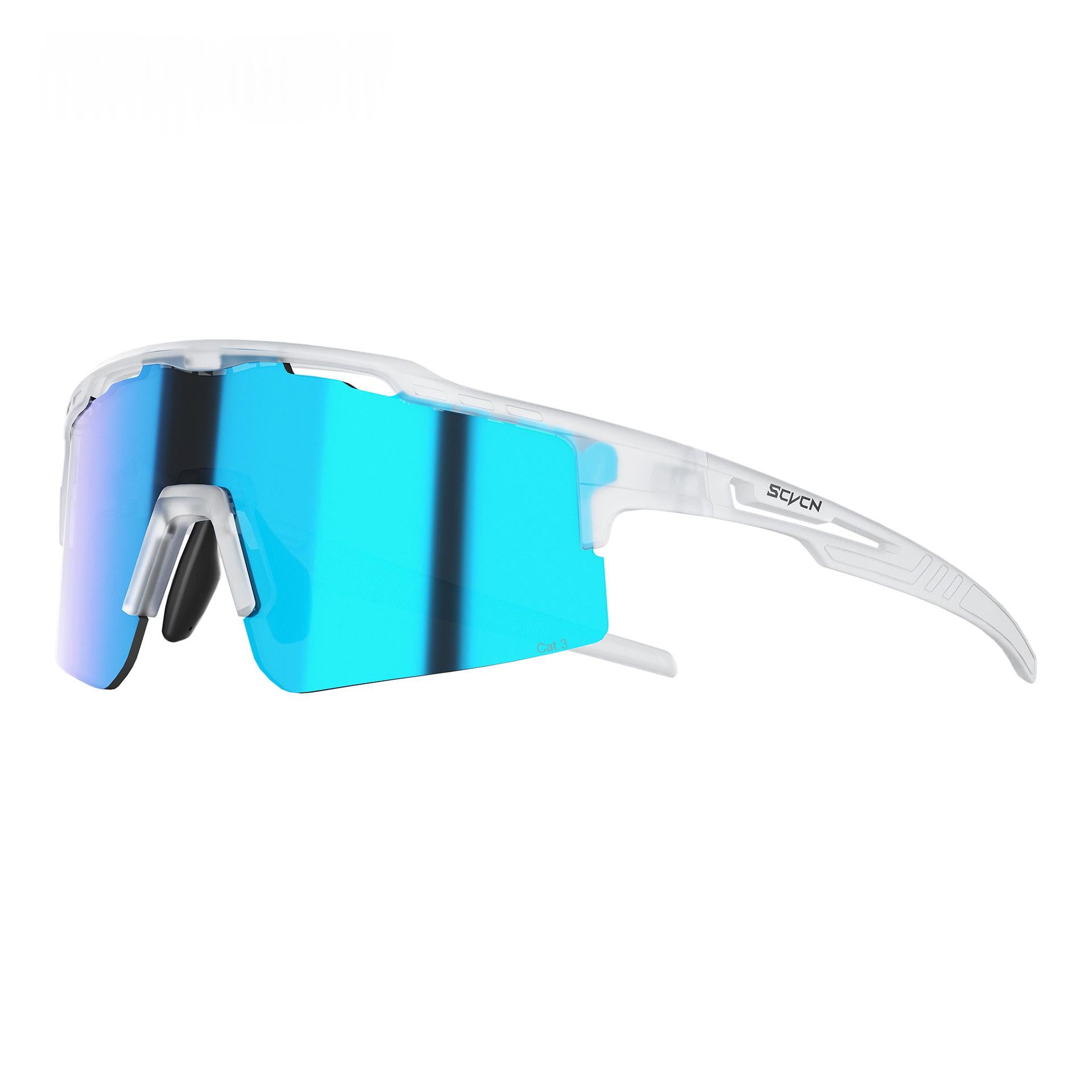 Saiweiyuan Lunettes de vélo de sport de plein air avec des lentilles changeantes de couleur