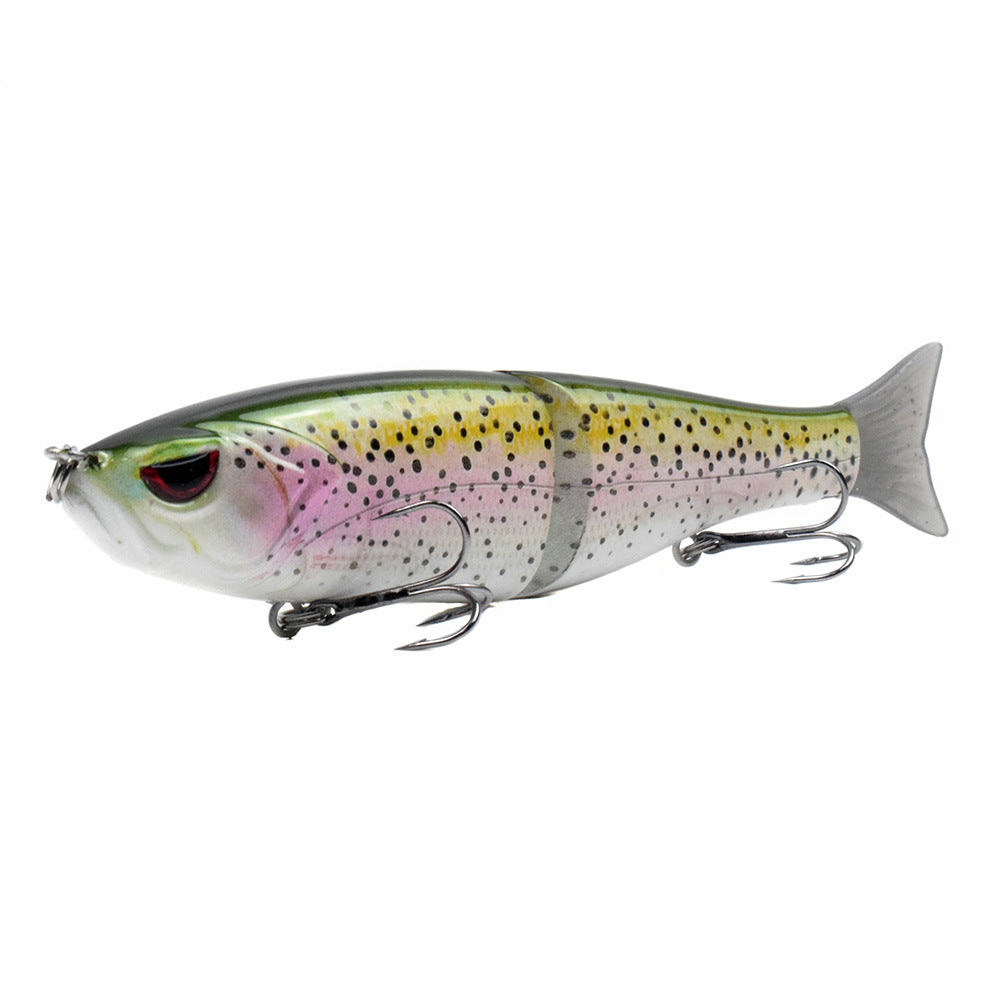 S-style Natation Soft Tail Lure à deux sections