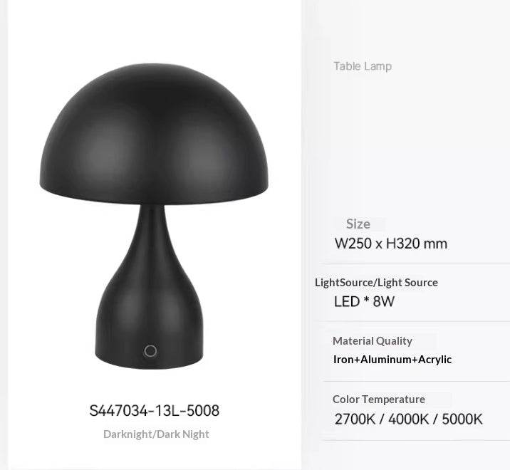 Chambre à coucher Salon Ambient nuit lumière côté lit Lampe de table moderne en forme de Bud