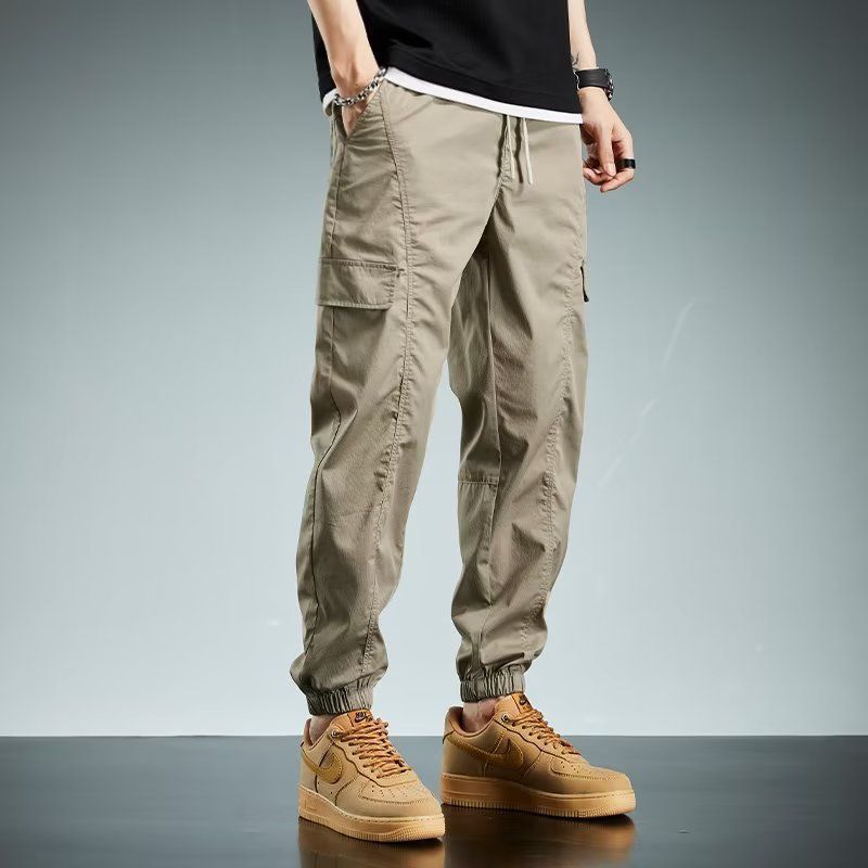 Pantalon casual de fret tendance homme
