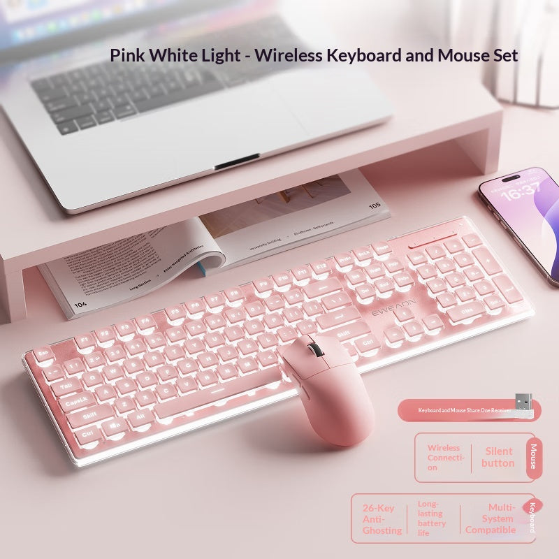 Clavier et jeu de souris Mute mécanique