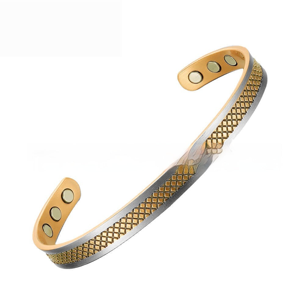 Bracelet en cuivre pourpre simple et élégant pour femmes