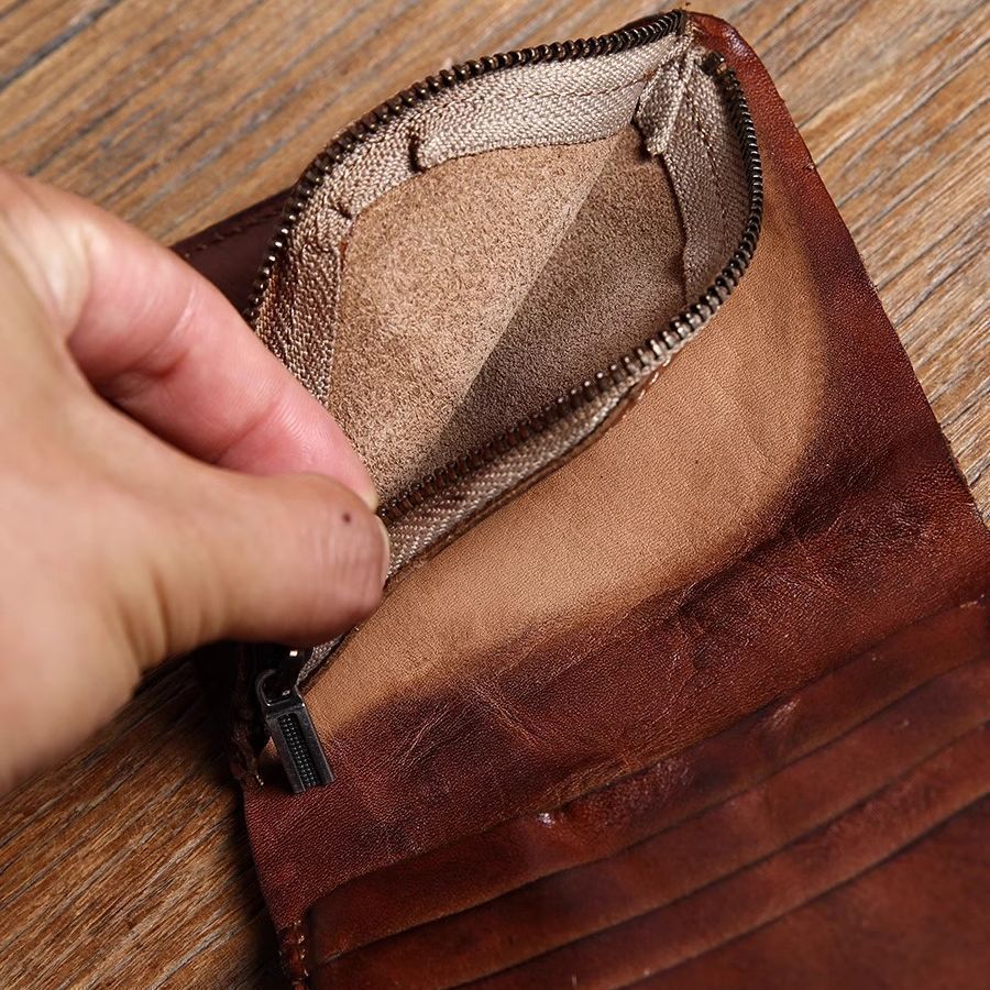 Short Retro hommes Business Simplicité Niche Vertical Wallet