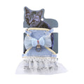 Robe de princesse en dentelle pour animaux de compagnie