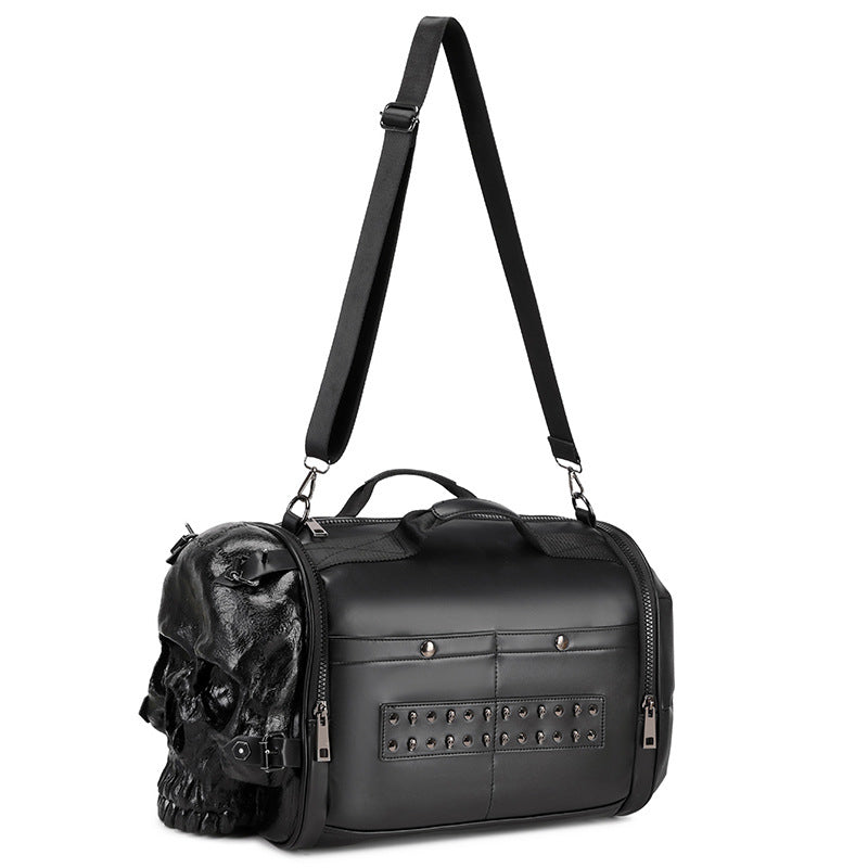 Sacs de voyage portatifs tridimensionnels Tendance Cool Skull Chambre simple