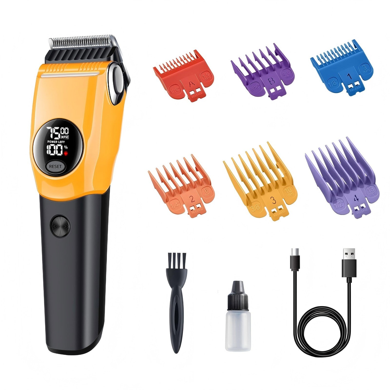 Clippers professionnels pour chiens LCD sans cordon Kit de grooming Trimmer pour animaux