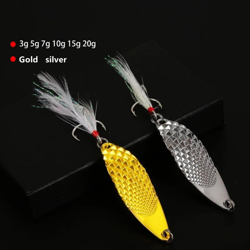 Diamond Viper Leech Lure with glitter