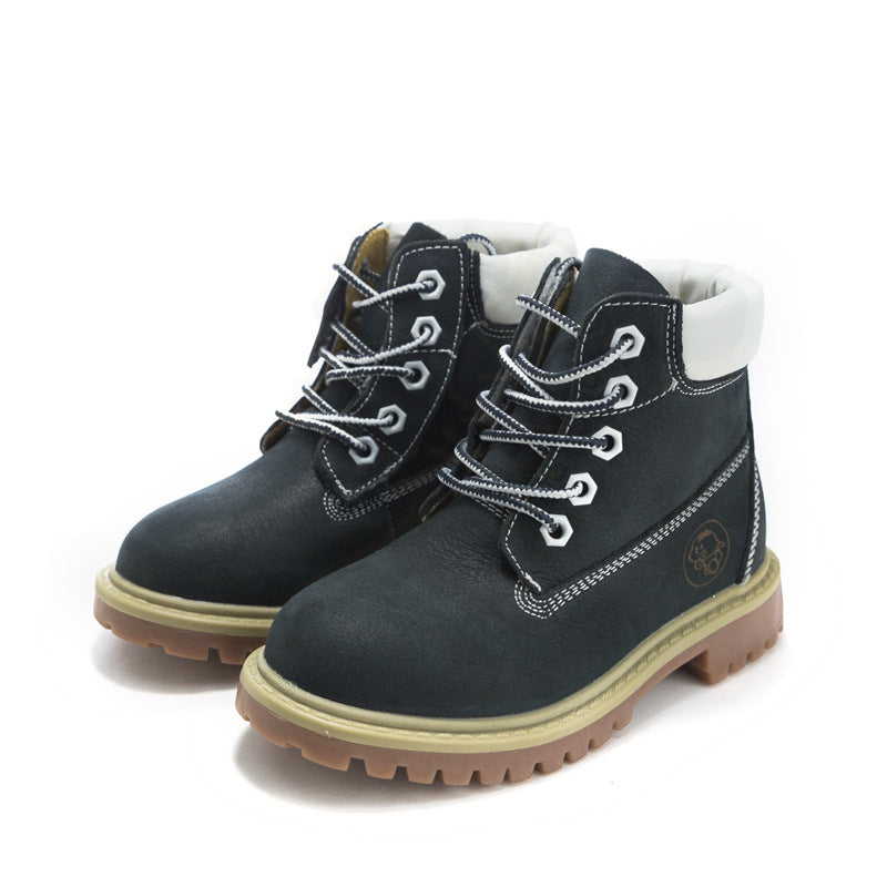Fashion garçon et fille court parent-enfant Bottes de neige