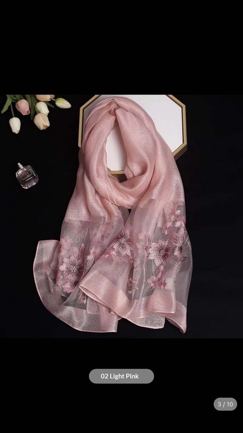 Soie et laine Cheongsam Châle longue écharpe