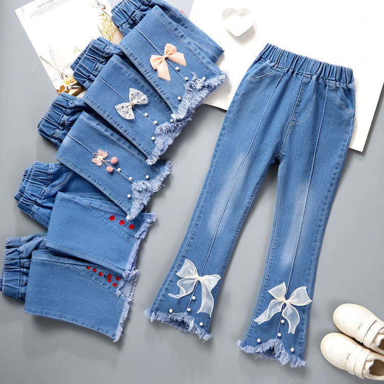 Pantalons à jambes larges pour enfants Conférencier occasionnel
