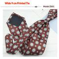 Tie vintage imprimé casual