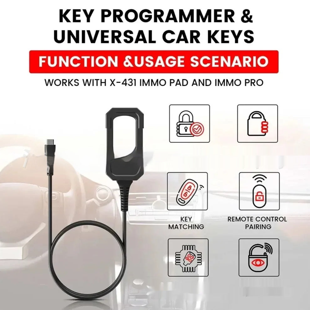 Lancement du programmeur clé X431 pour X-431 IMMO Plus Pro PAD VII