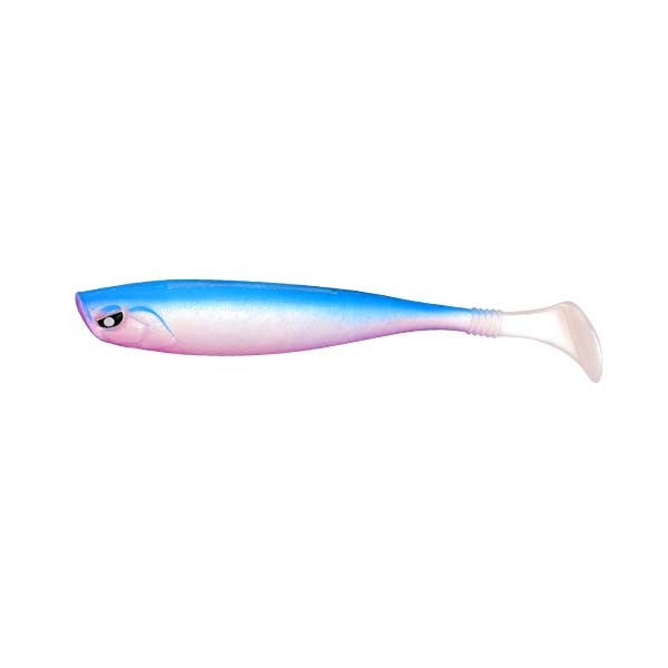 Poisson doux à queue en T 12cm 10g avec des rainures sur le dos en PVC