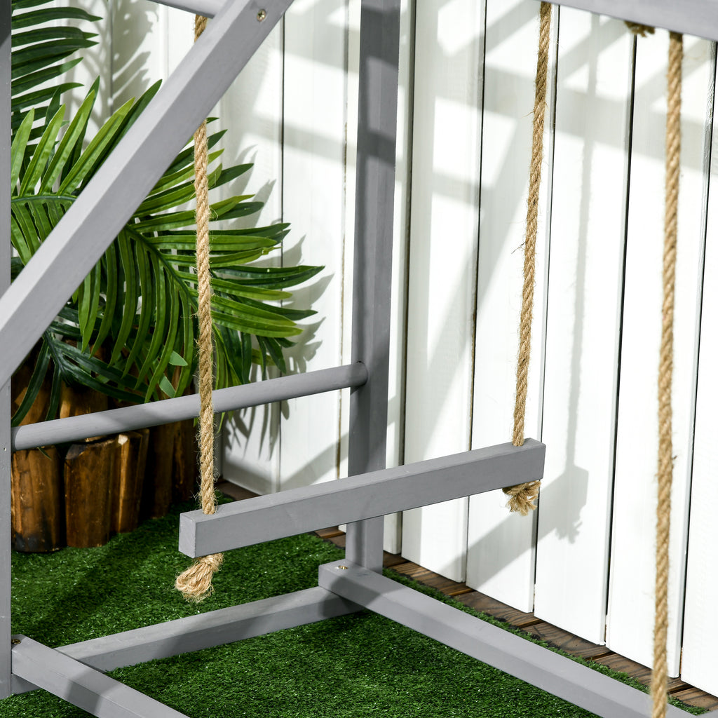 Jeu d'activité de poulet avec jeu de balançoire pour 3-4 oiseaux