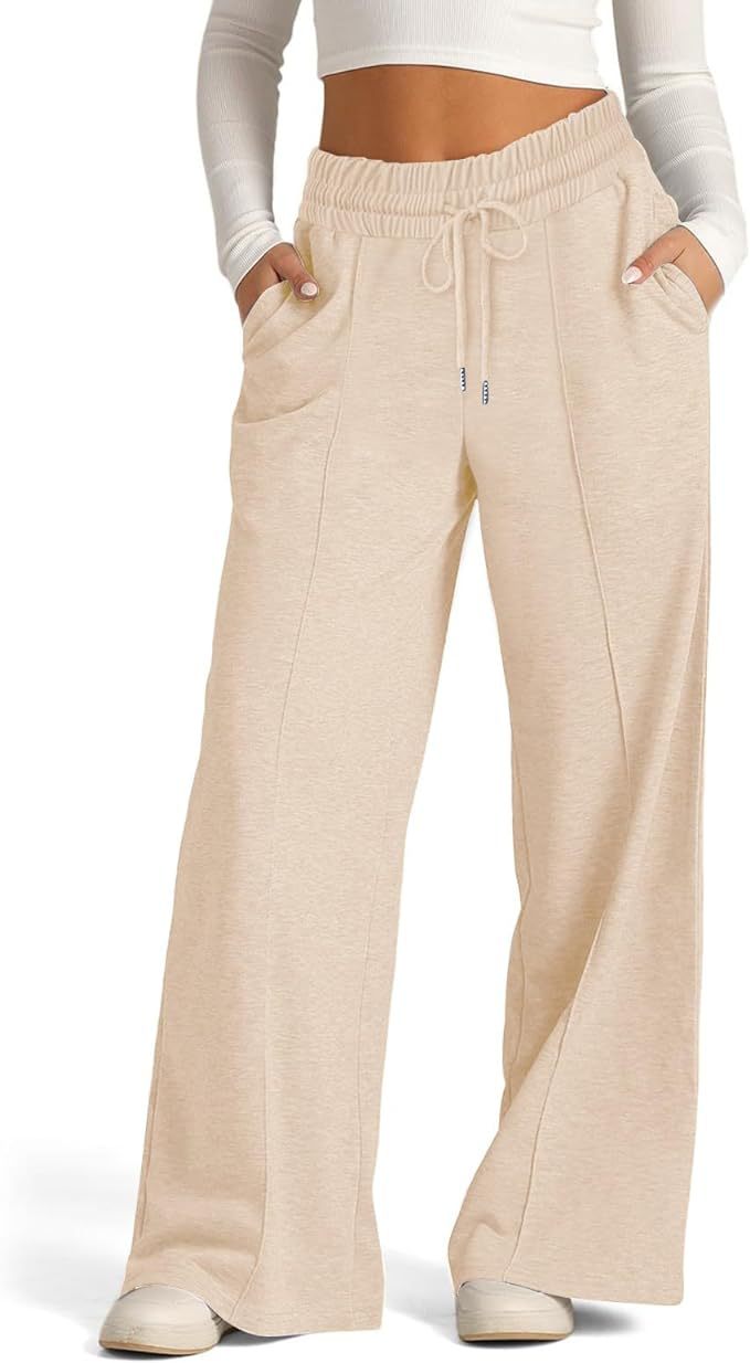 Printemps et été Style européen et américain Pure Couleur Casual Large-Leg String Elasti