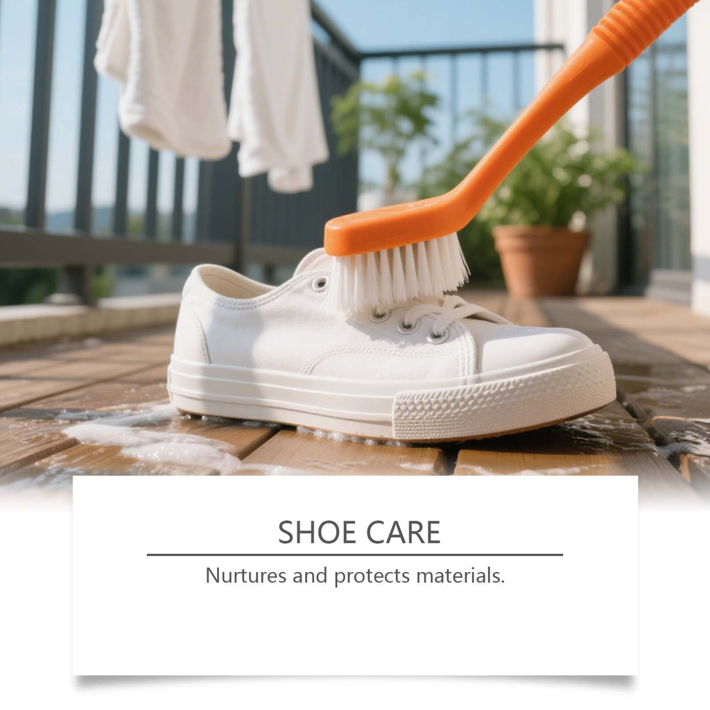 Trousse de nettoyage des chaussures de poisson Jue aide à nettoyer les étables et les surfaces de chaussures jaunes